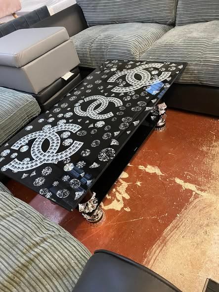 Square Black Coffee Table β Fully Assembled