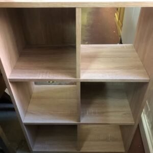 6 Cube Storage Unit – Oak Effect | Stylish & Practical