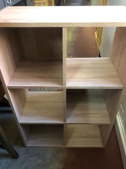 6 Cube Storage Unit – Oak Effect | Stylish & Practical