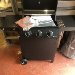 Premium 3-Burner Gas BBQ Grill – Includes Waterproof Cover