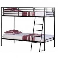 Single 3ft Metal Bunk Bed Frame – Black or Silver