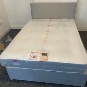 Double Divan Bed with Mattress