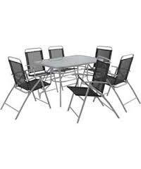 6 Seater Patio Table & Chairs Set with Parasol – Stylish Outdoor Dining - Image 3