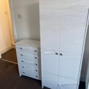 Wardrobe and Chest of Drawers Set – Bedroom Furniture Set