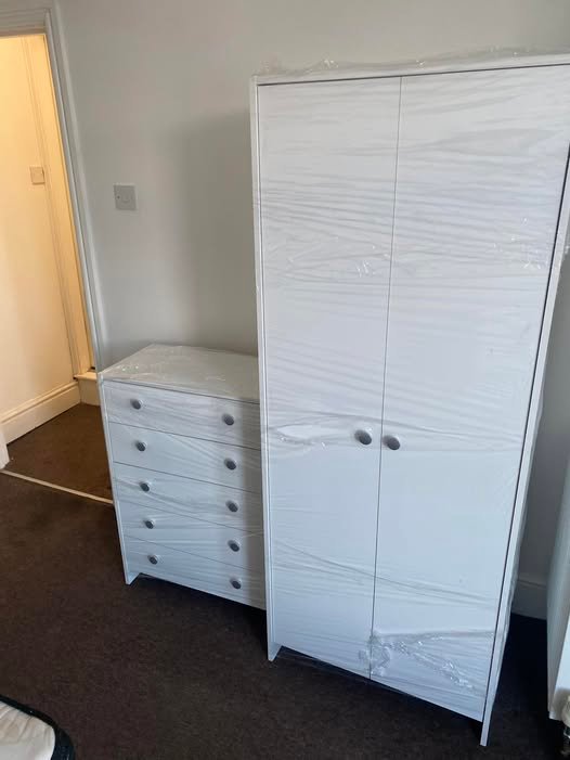 Wardrobe and Chest of Drawers Set – Bedroom Furniture Set