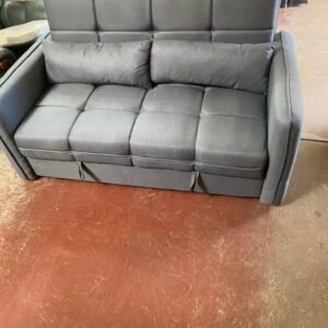 Large 2 Seater Sofa Bed with Storage – Grey