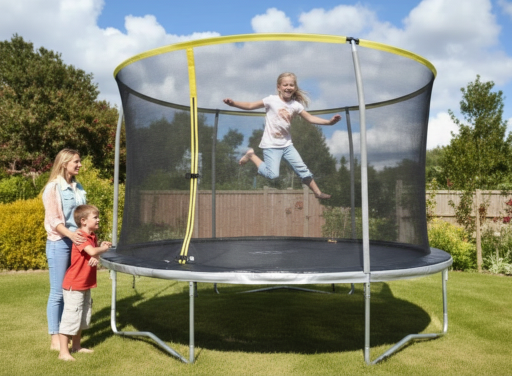 Trampoline with Safety Enclosure